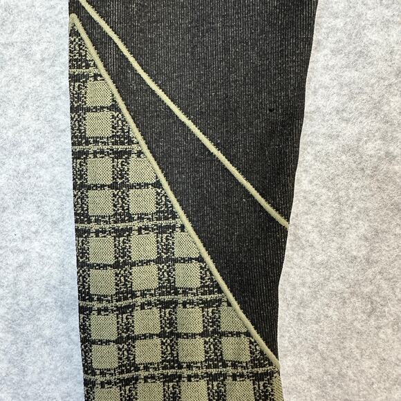 NUX Seamless Jaydon Leggings Womens S Moss Green Black Mid Rise Ankle Patterned - Picture 5 of 10